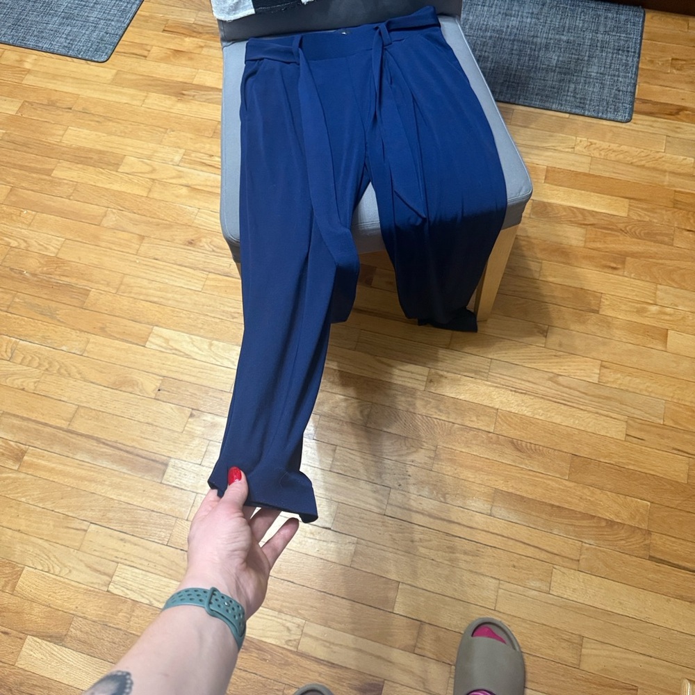 Express Women's Navy Blue Trousers
